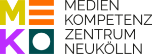 Logo (Wort-Bild-Marke) des Medienzentrums Neukölln – MEKO