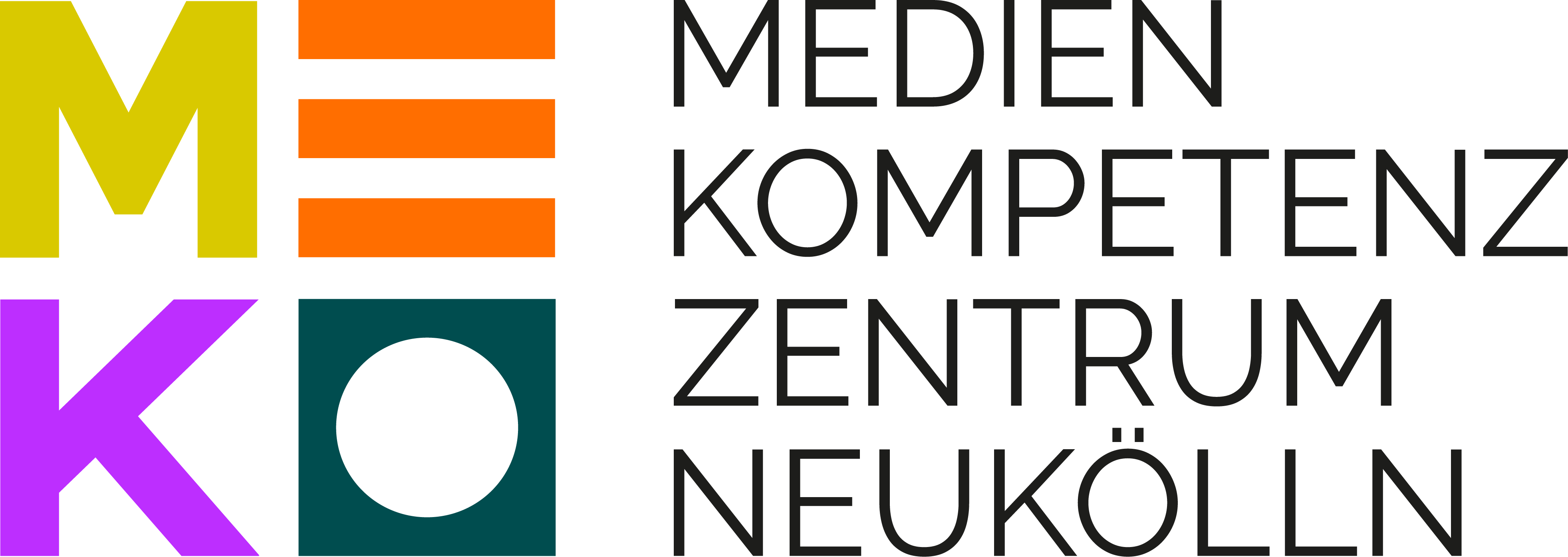 Logo (Wort-Bild-Marke) des Medienzentrums Neukölln – MEKO