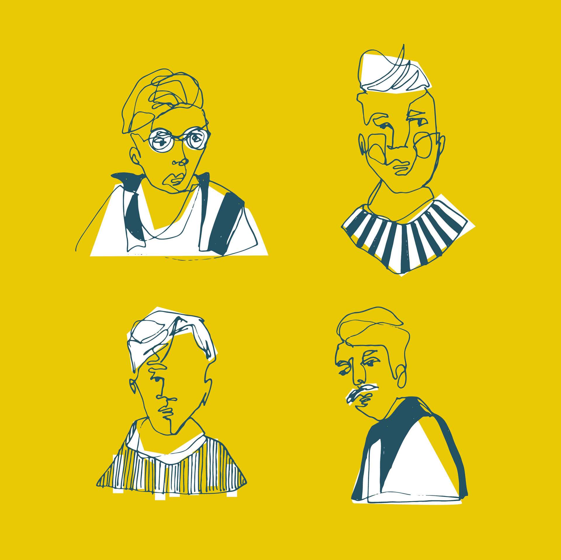 Jule-richter-illustration-animation-portraits-analog-digital-oneline-gesichter5