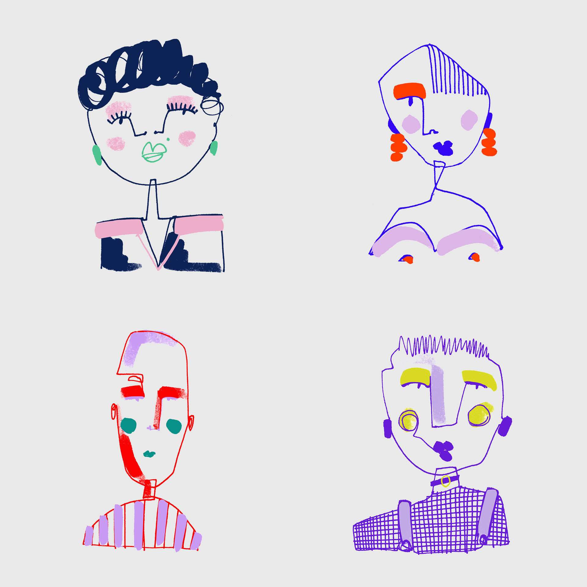 Jule-richter-illustration-animation-portraits-analog-queer-character-gesichter9